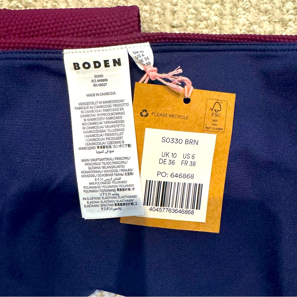 NWT Boden Arezzo Textured Bottom sz 6 - Picture 5 of 5